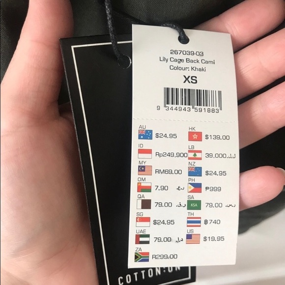 Cotton On strappy back tank top - Picture 3 of 4